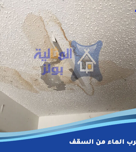 خطورة تسرب الماء من السقف